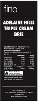 Adelaide Hills Triple Cream Brie