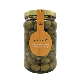 Le Peschiole - Italian Baby Pickled Peaches - 1.7kg Jar